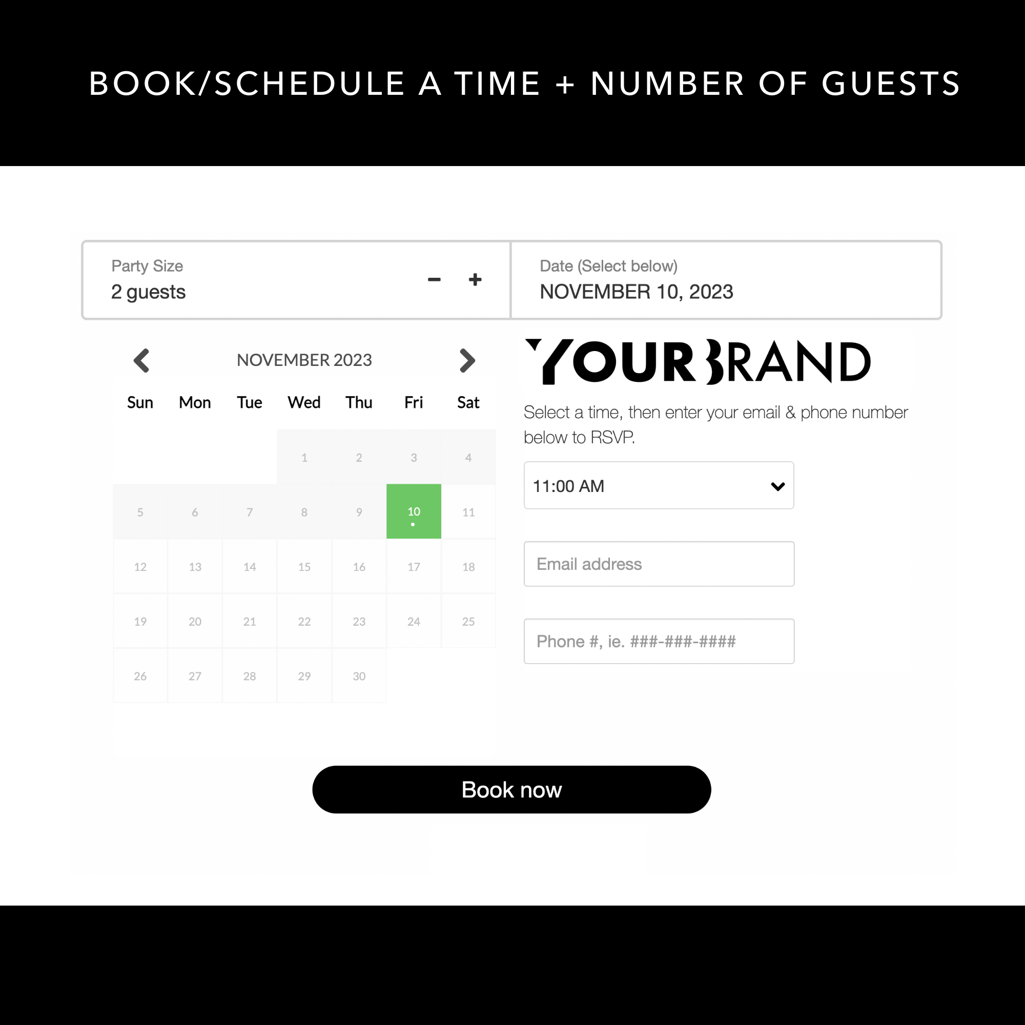 Booking and Scheduling Calendar UI/UX